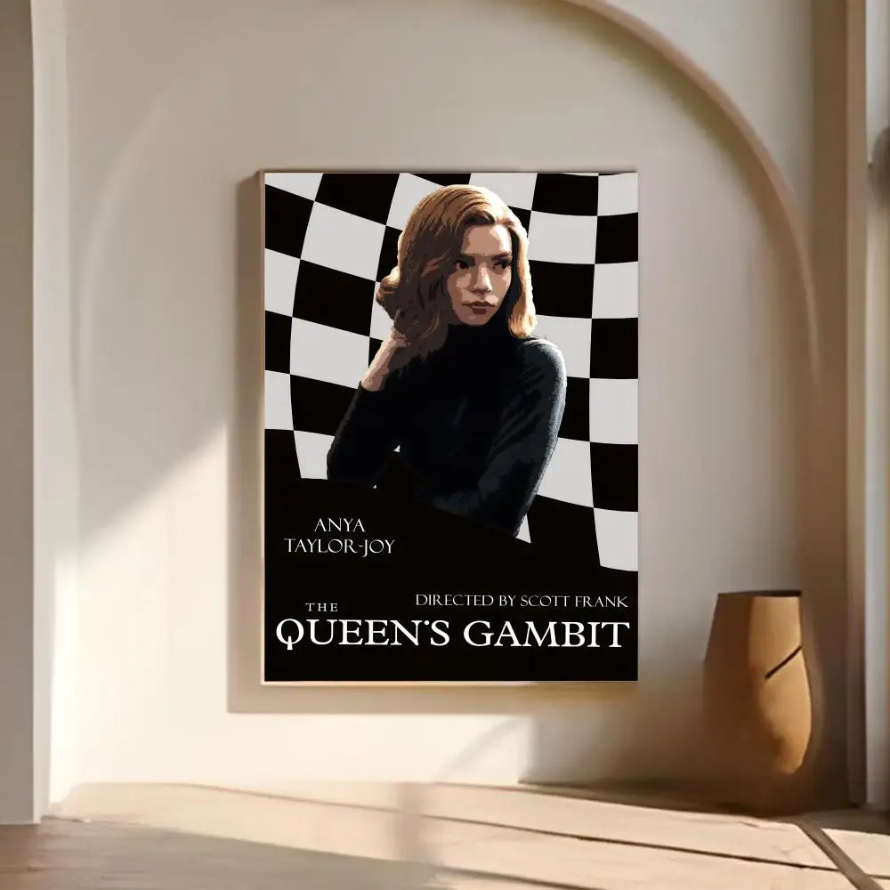 Drama - T-The Queens Gambits Poster Canvas Wall Art Poster for Bedroom Living Room Home Decoration