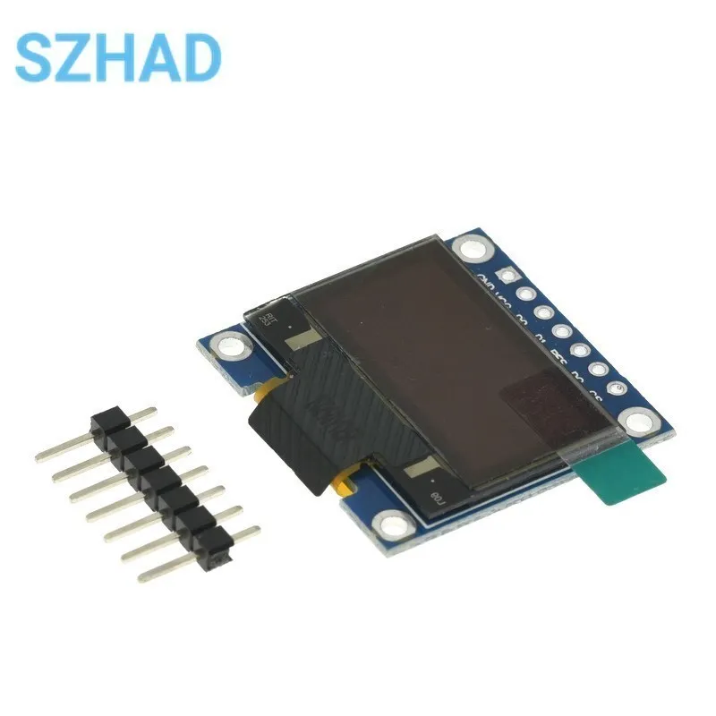 0.96 Inch IIC SPI Serial 7Pin White/Blue/Yellow Blue/Yellow OLED Display Module SSD1306 12864 LCD Screen Board  for Arduino