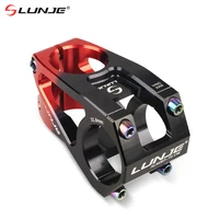 Vástago de bicicleta CNC 31,8, tubo de vástago de bicicleta de montaña todoterreno -7 °   Accesorios de conducción con soporte de mango de aleación de aluminio de 45 mm