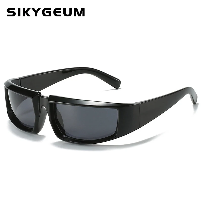 SIKYGEUM Y2k New Punk Sports Sunglasses Men Women Luxury Brand Designer Sun Glasses Men's Fashion Vintage Shades Goggle Eyewear