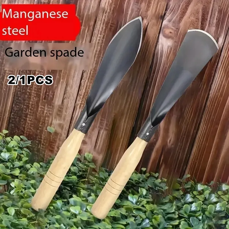 2/1 pz scavare verdure pala giardinaggio piantare pala scavare terreno piantagione agricola Set di attrezzi da giardinaggio domestico