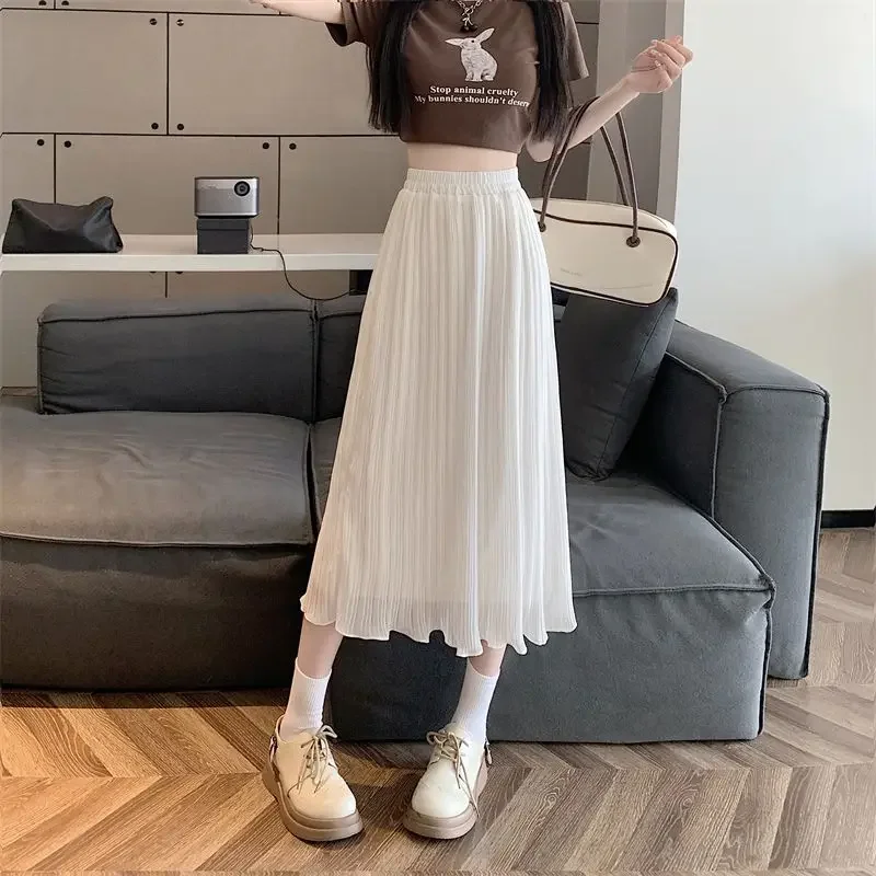 Women's Skirt Korean Style Female Skirts New In A Line Summer Luxury Elegant Harajuku 2024 Trend Modest Offer Aesthetic Hot Chic