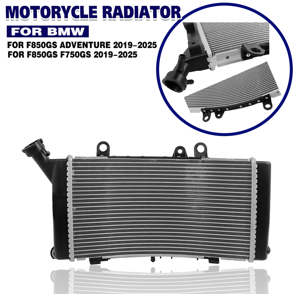 For BMW F850GS Adventure 2019-2025 Motorcycle Engine CNC Cooler Cooling Coolant Radiator Water Tank F850 GS F750GS Accessories