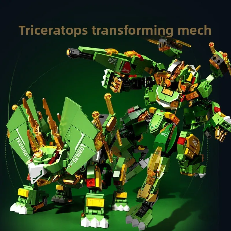 Transformable Robot Building Blocks, Jungle Guardian Optimus Prime Model for Boys
