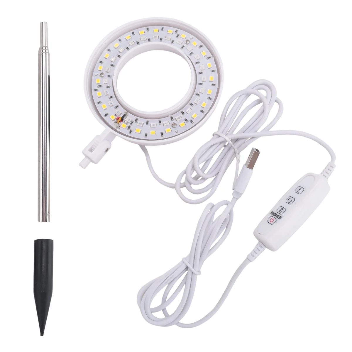 BFYLE LED تنمو ضوء، مصباح نبات هالة لنمو النباتات الداخلية، مؤقت تلقائي 4/8/12/18 ساعة، للنباتات الصغيرة العصارة بونساي