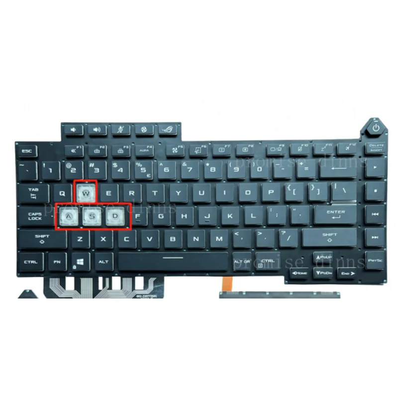 M   for Asus ROG Strix Scar 15 G533 G533ZM G533ZS G533ZW G533ZX US Keyboard backlit