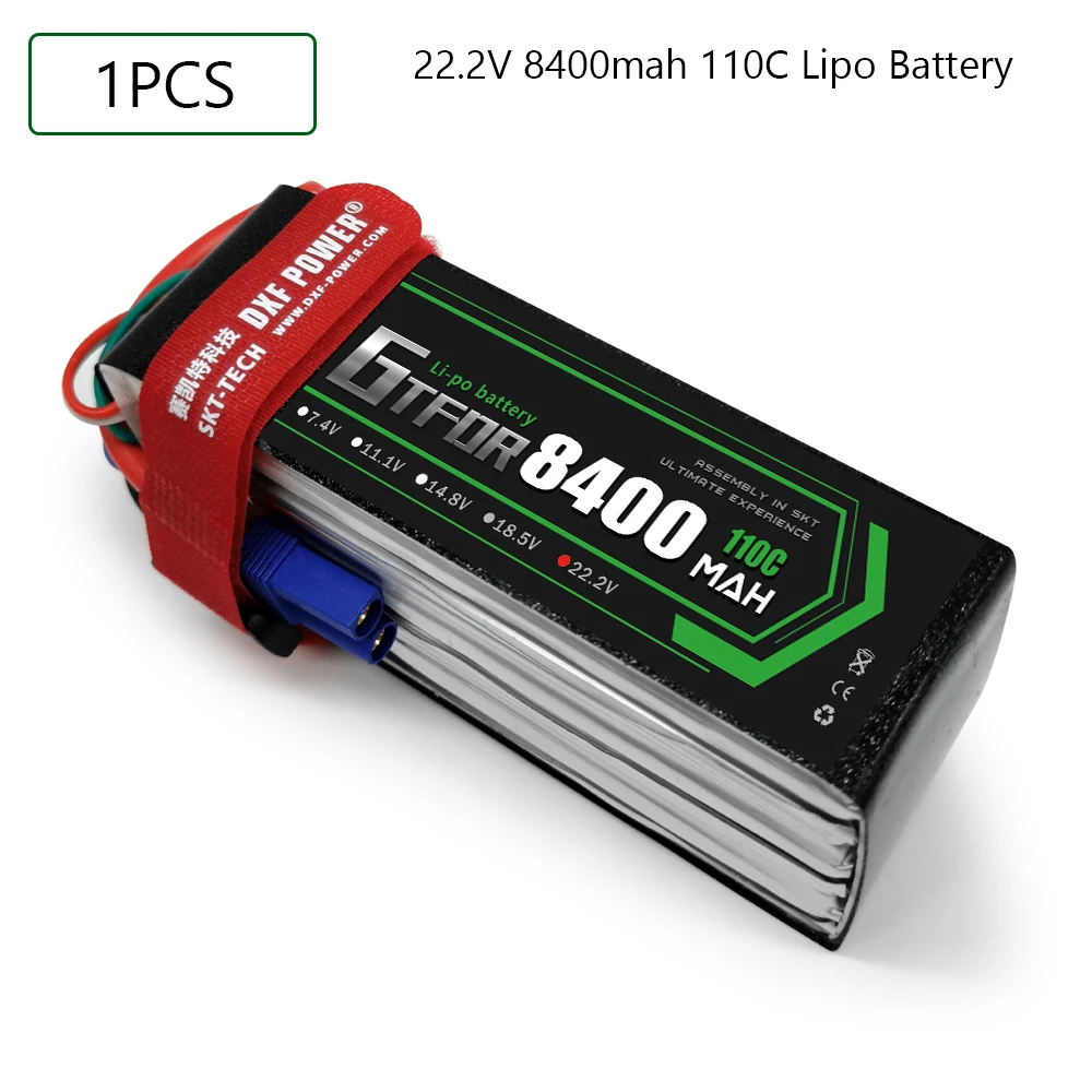 

Batteries Lipo 7.4V 7.6V 11.4V 22.8V 11.1V 15.2V 14.8V 22.2V 2S 3S 4S 6S 5200Mah 6300Mah 6500mAh 6200mAh 6750mAh 8000mAh 7000mAh