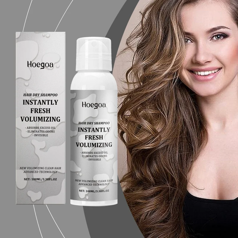 

Dry Shampoo Spray - No Rinse Hair Refresher, Instantly Absorbs Oil & Adds Volume, Travel Size For On-The-Go Use