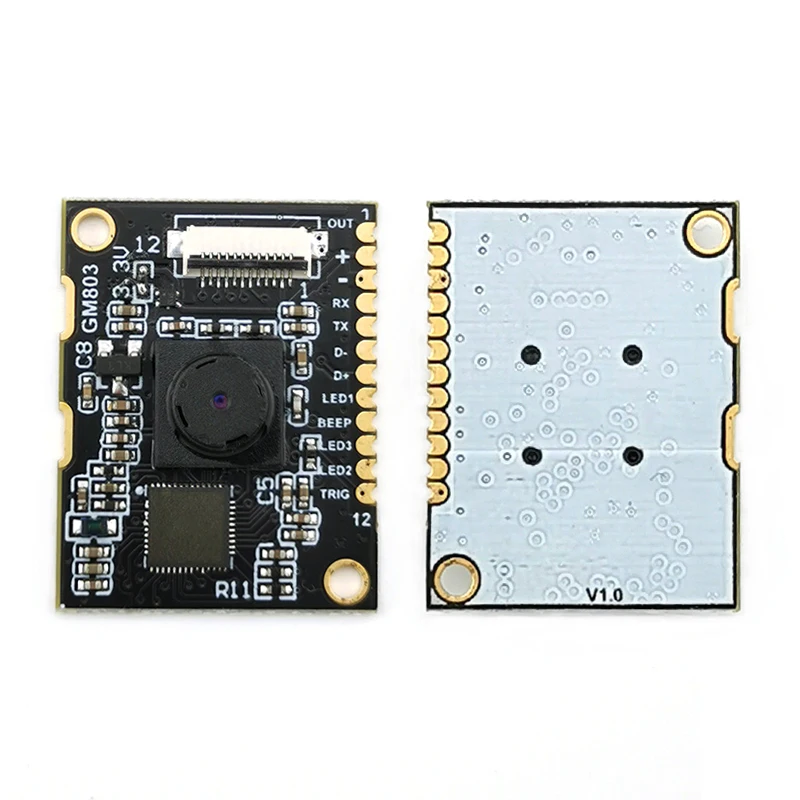 GM803シリーズuart usb DC3.3Vバーコードスキャナリーダーモジュール1D/2D qrバーコードリーダーandroid arduino