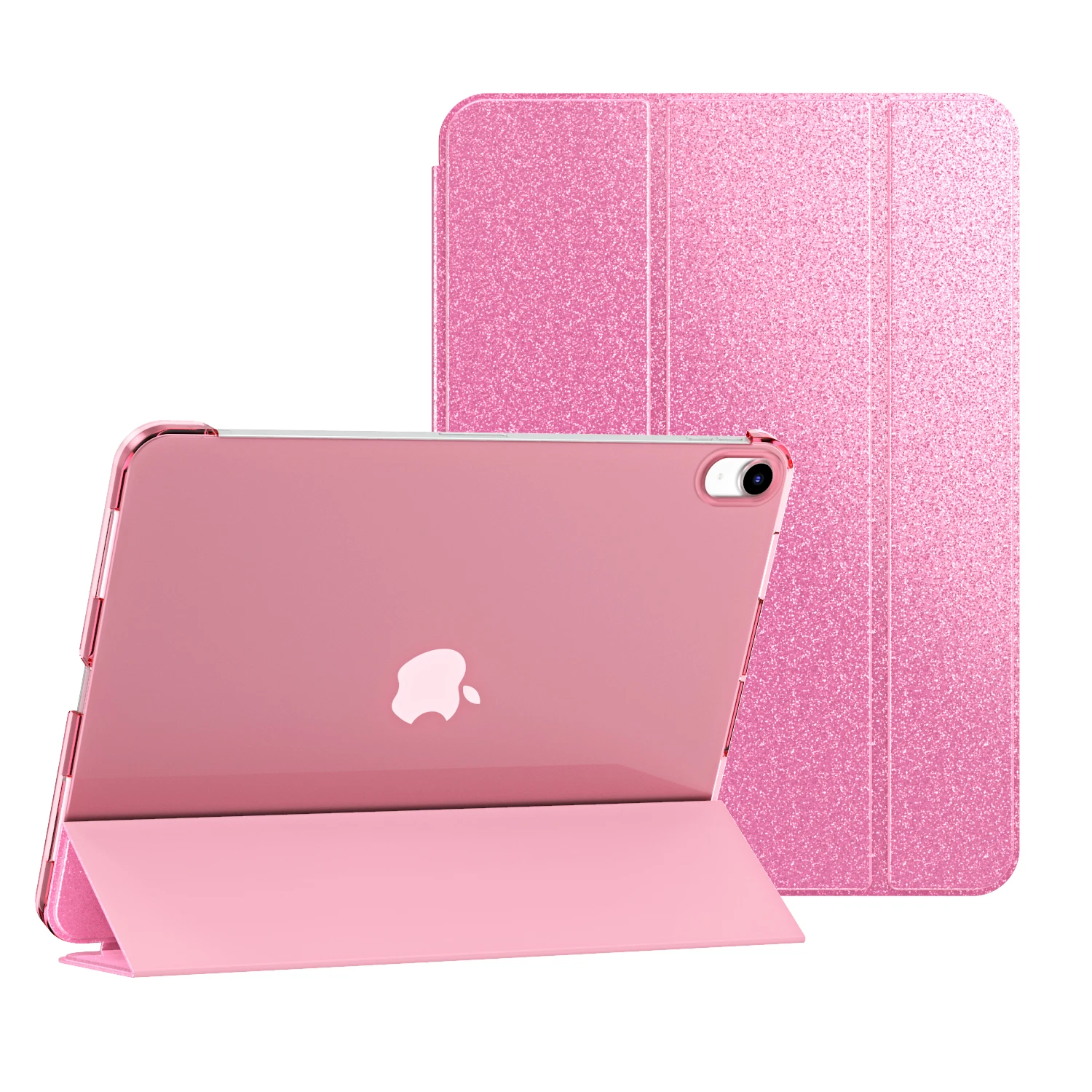 For iPad Zipper Smart Cover For iPad (A16) 11th Generation 2025/ iPad 10th 10.9 2022 Slim Translucent Hard PC Tablet Cover