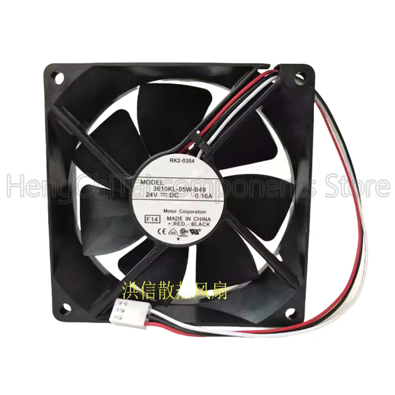 Original 100% Working 3610KL-05W-B49 DC24V 0.16A cooling fan