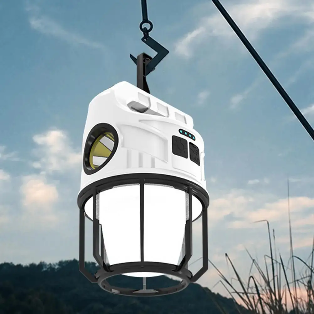 Outdoor Light 1 Set Hangable High Brightness Type-c Charging  Wildly Used Adjustable Aperture Night Light Outdoor Supplies