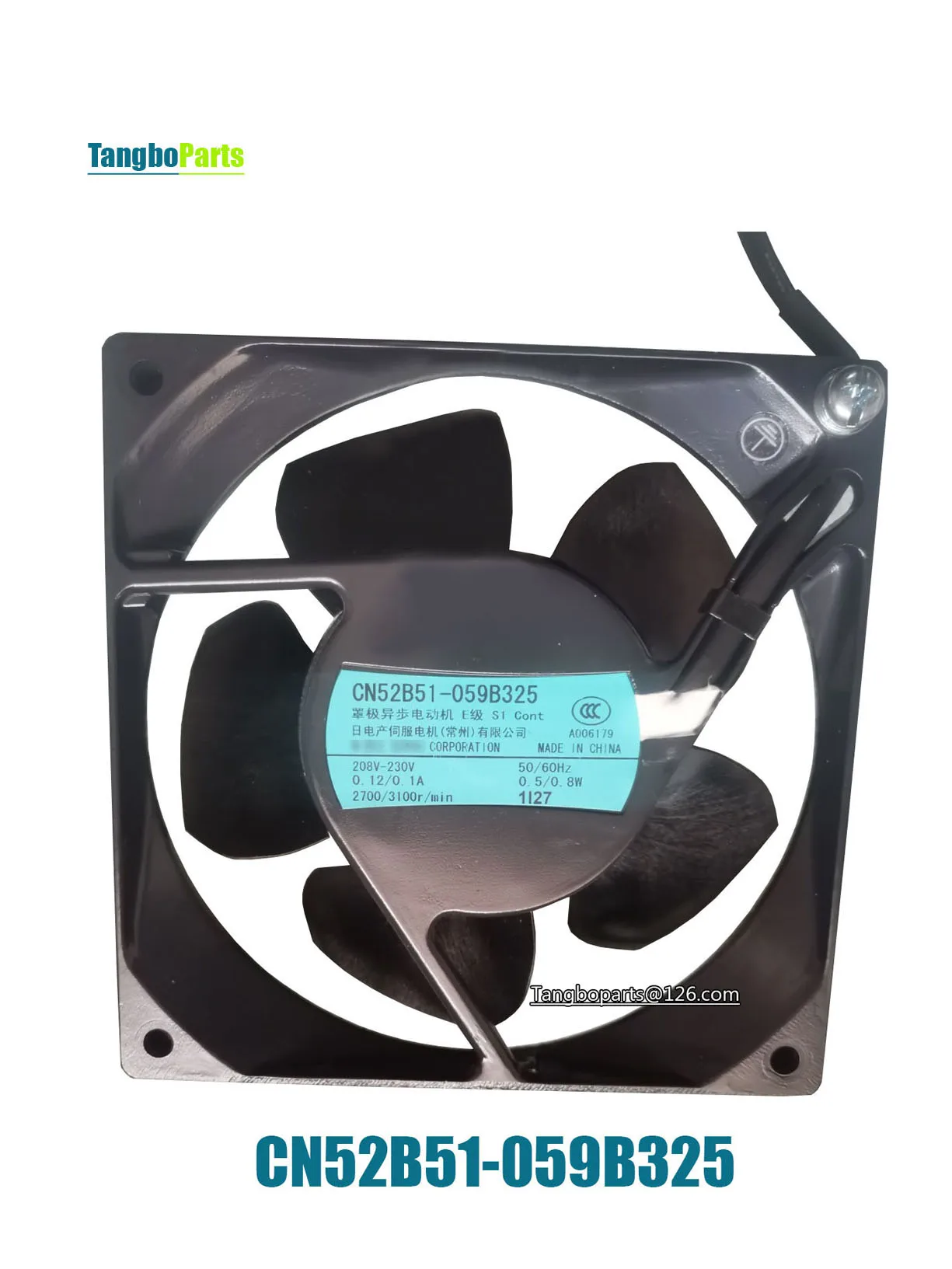 Refrigerator Fridge Accessories CN52B51-059B325 Evaporation Fan For HOSHIZAKI HFE-77MA-CHD Freezer Replacement