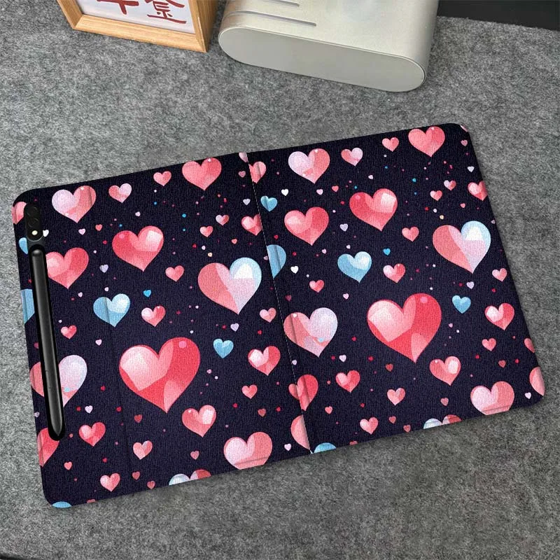 

Love bow design pattern Tablet Case For Samsung Galaxy Tab S6 S7 S8 S9 S10 Lite FE 10.4 11 Inch