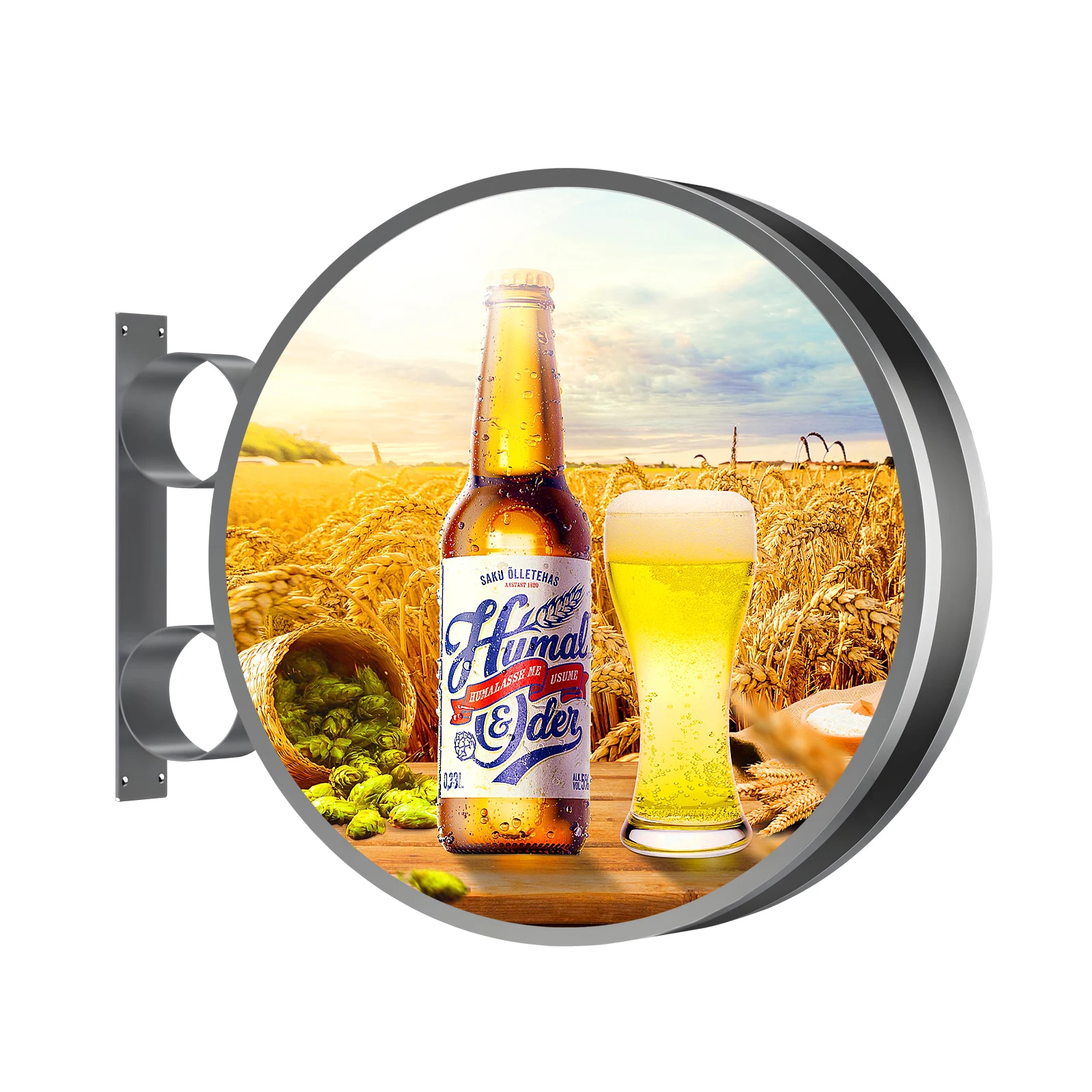 

New Double Display 3D Hologram Fan Advertising Billboard Outdoor Digital Signage Coffee Restaurant Sign Commercial Promotion