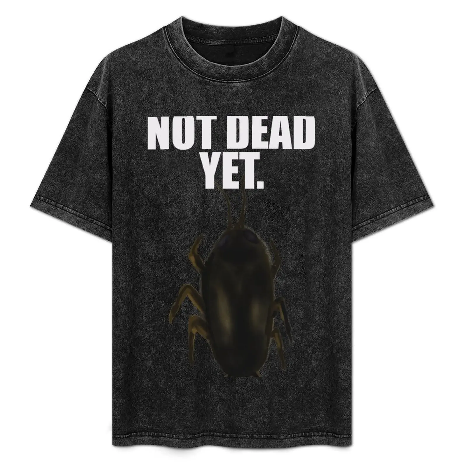 

Not Dead Yet Black Shirt T-Shirt Casual Holiday Short Sleeve Tee