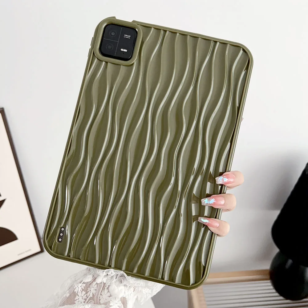 Jelly Color Water Ripple TPU Tablet Case For Xiaomi Pad 5 5Pro Pad 6 6Pro SE 11 Inch Soft Shockproof Protective Cover