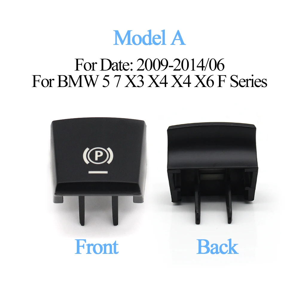 Car Electronic Handbrake P Button AUTO Panel Plastic Cap Switch For BMW 5 7 X3 X4 X5 X6 F Series F01 F02 F10 F18 F12 F15 F25