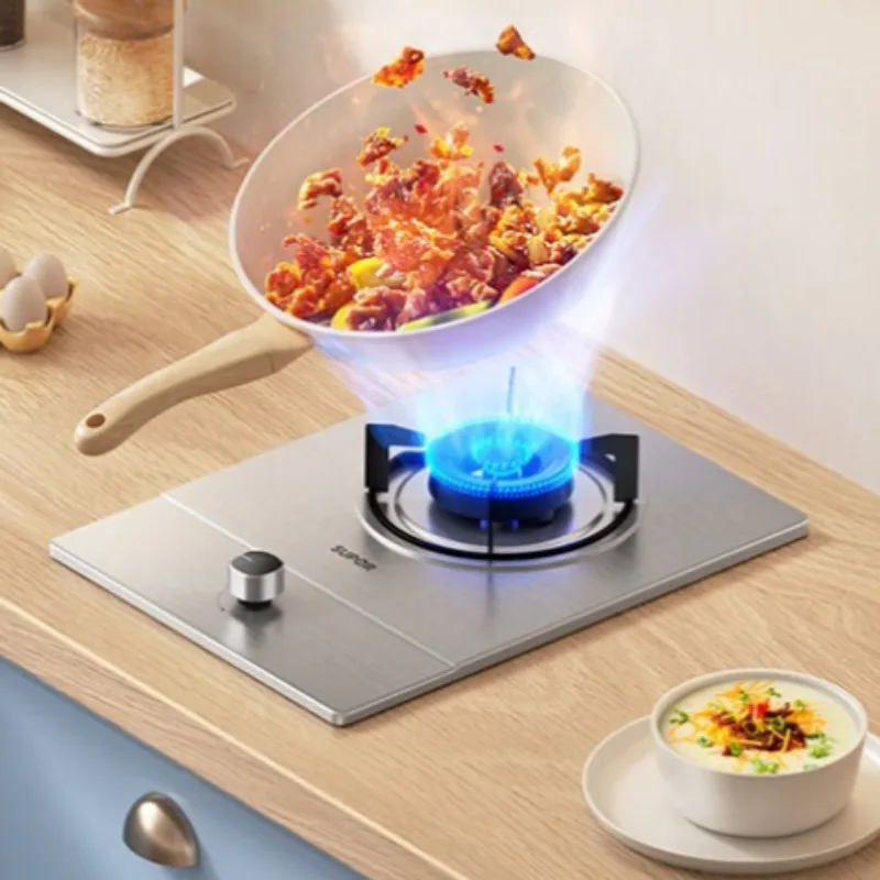 

Газовая плита, одна конфорка, мощность 5.0 кВт, встроенный регулируемый основной блок, съемная и легкоочищаемая конфорка из сплава.