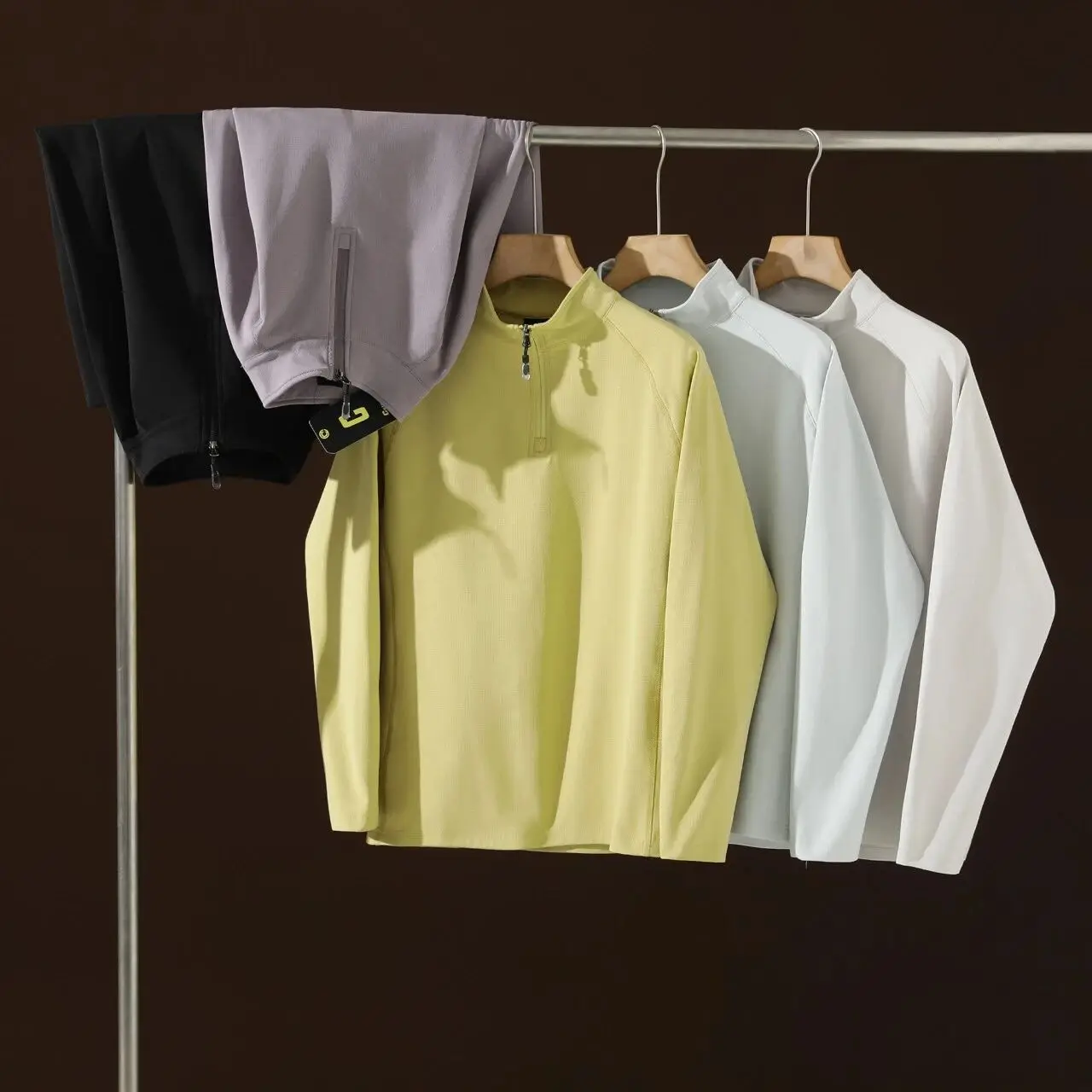 

Men's Loose Fce Long Sve Sweatirt Thermal f Zip Hoodie Casual Comfortable Breathable Warm Polyester T-irt