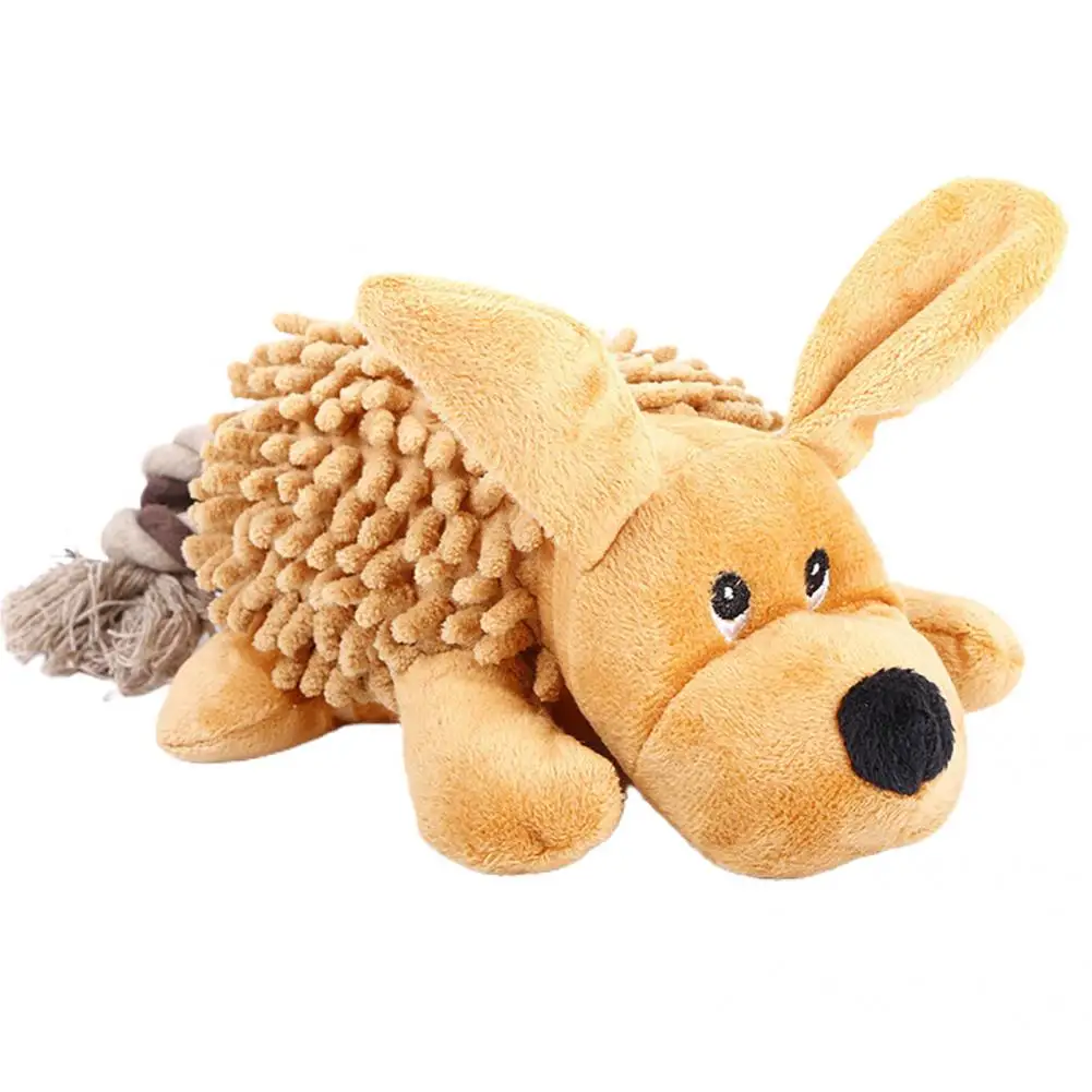 

Tear Resistant Lightweight Cartoon Animal Shape Dog Molar Toy for Home