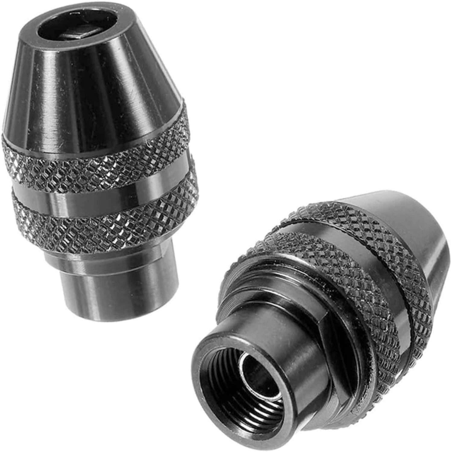 

Effortlessly Upgrade your Dremel with Superior High Quality 2Pcs Quick Change Keyless Chuck Replacements for Efficient and Easy
