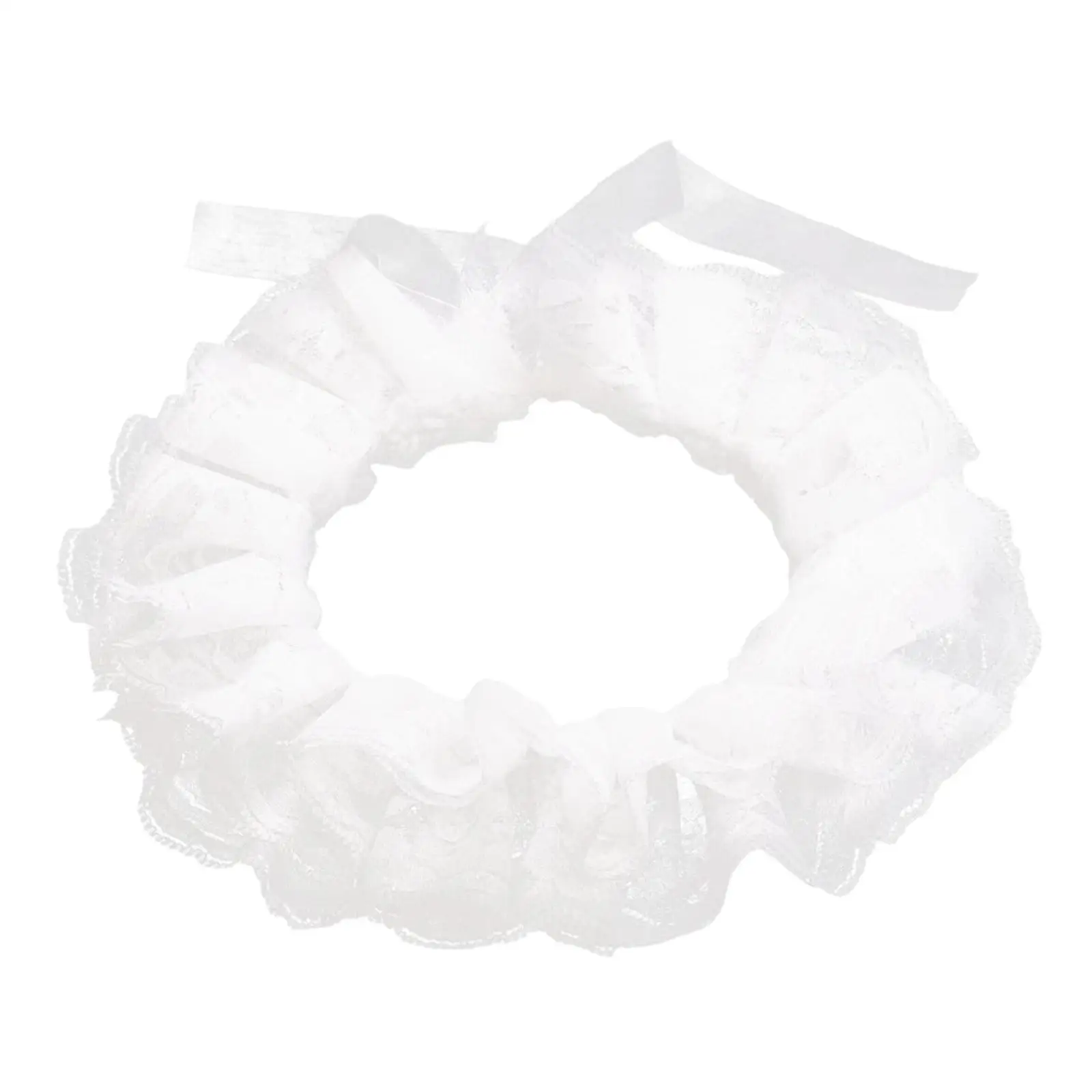 Fake Lace Collars Fashion Choker Soft Detachable for Lady Teens Women Christmas view 2