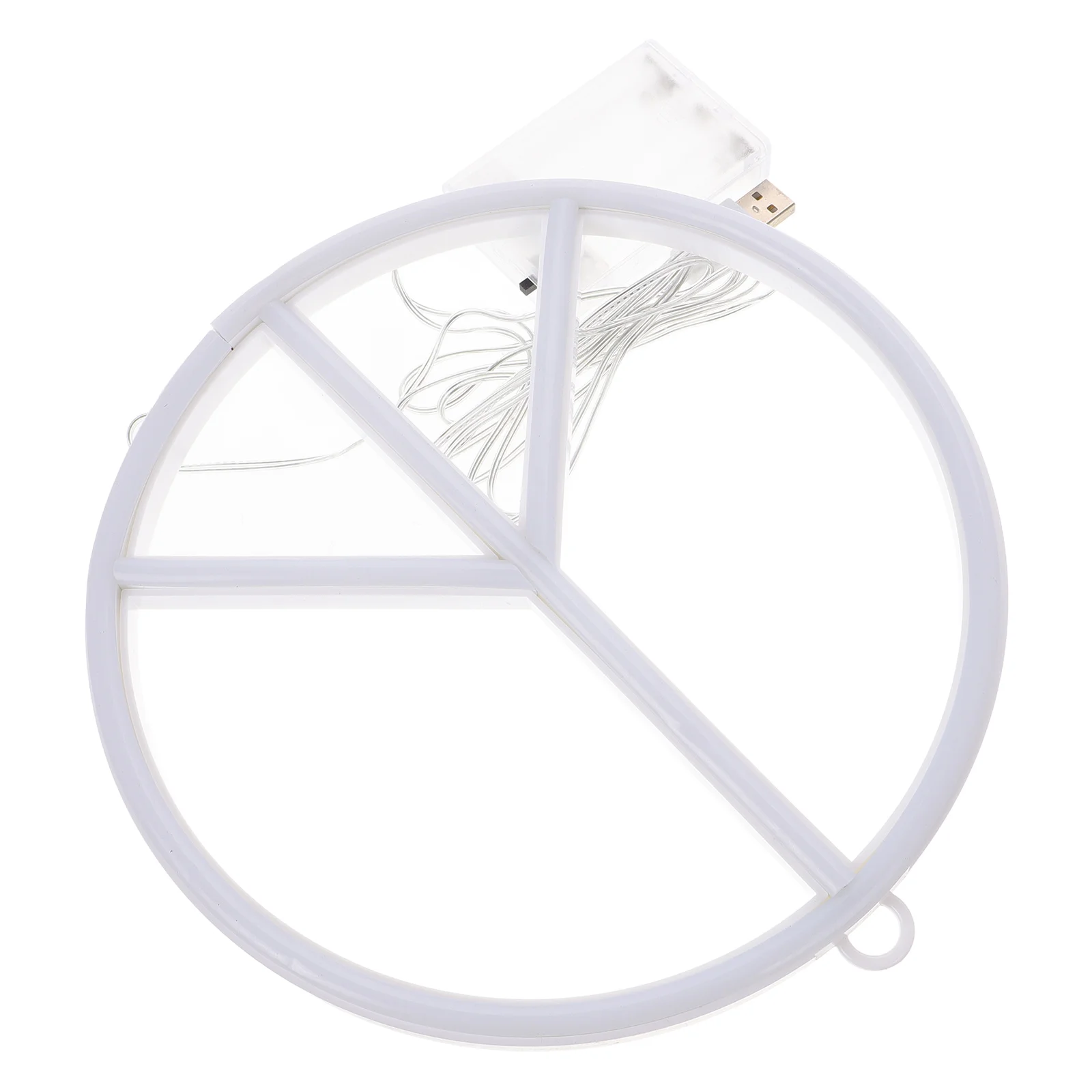 

Night Light Plastic Peace Sign Neon Lamp Desktop LED Modeling Lights for Bedroom Indoor Luminous Wall Decor