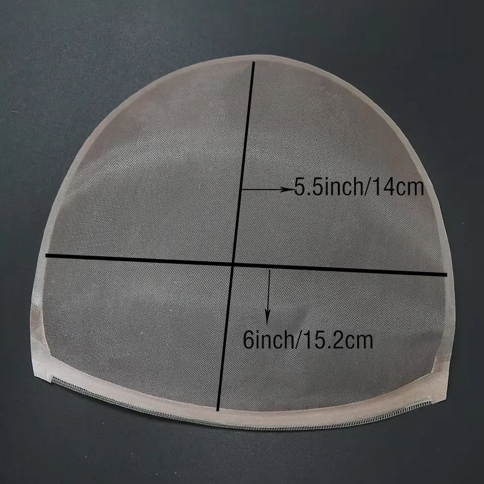 Afbeelding 5: 1-5PCS 6x6inch Mono Net-Basis Voor Het Maken Van Pruiken Cap Zwitserse Kant voor Haar Topper Accessoires Sluiting Basis Netten