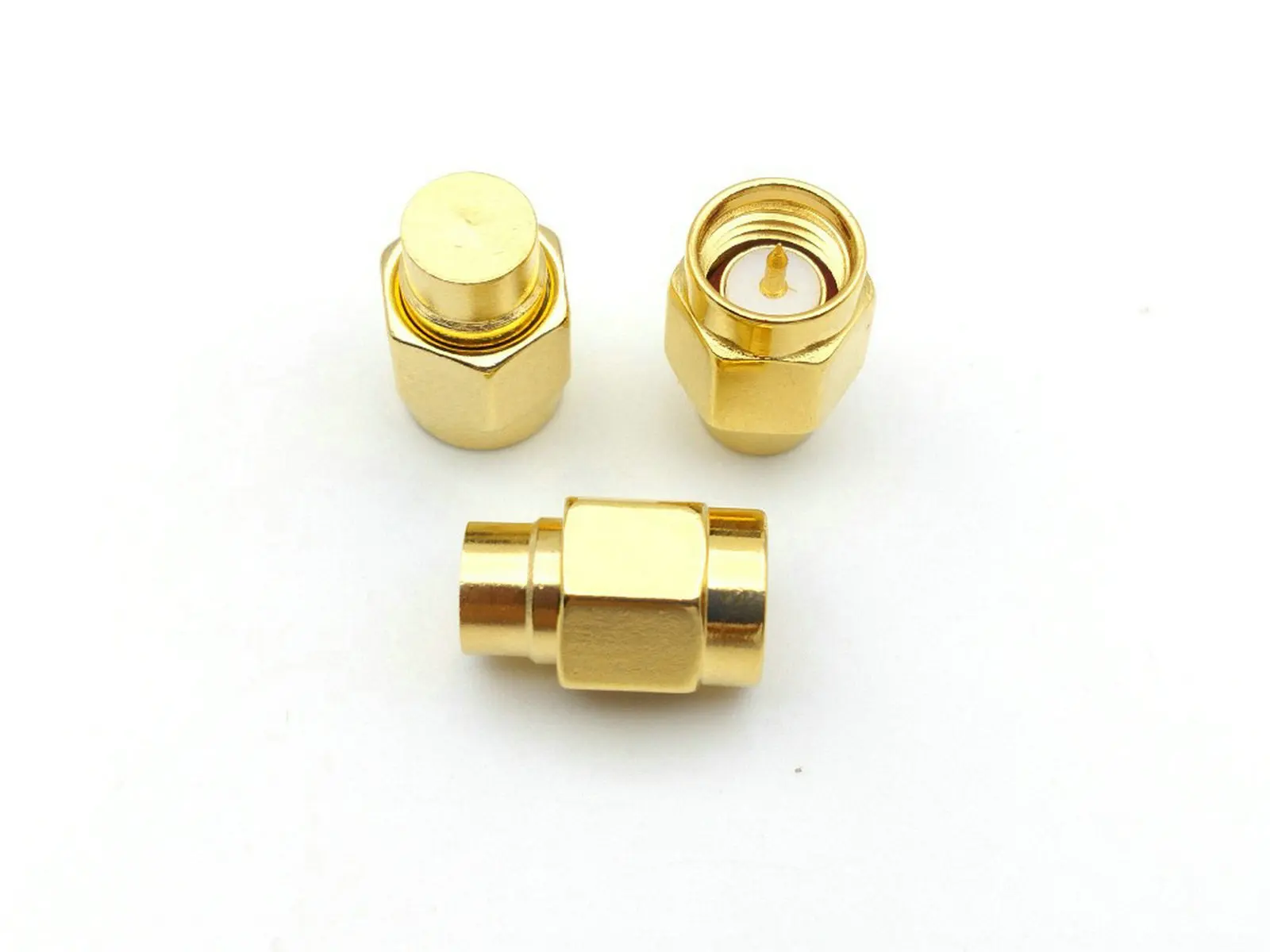 Imagem -03 - Adaptador de Terminação Coaxial Macho Sma Latão Carga 50 Ohms 2w 6ghz