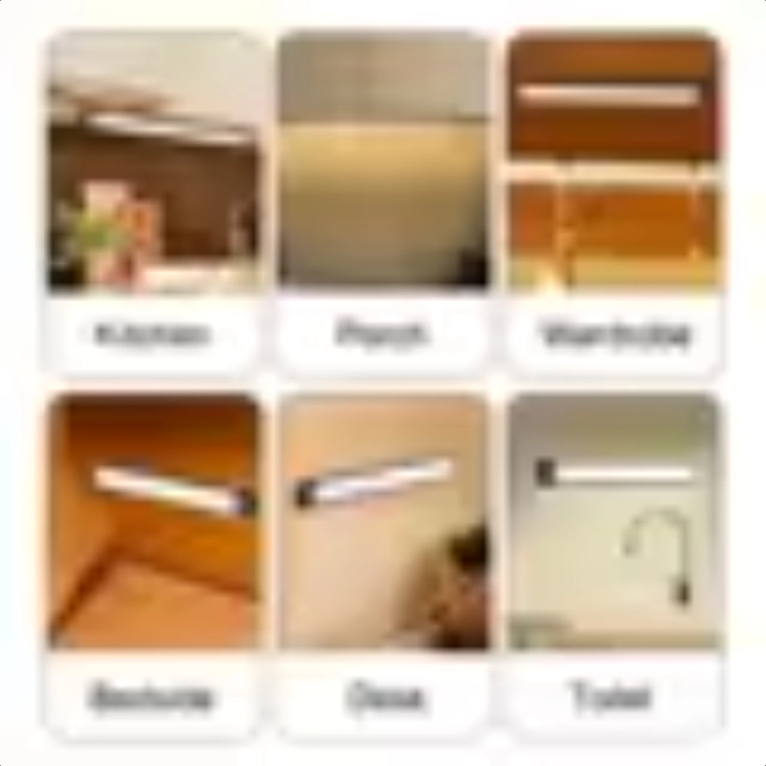 New Motion Sensor Light Wireless USB Rechargeable Night Lamp Room Motion Detector Light Under Cabinet Lamp Night Lighting