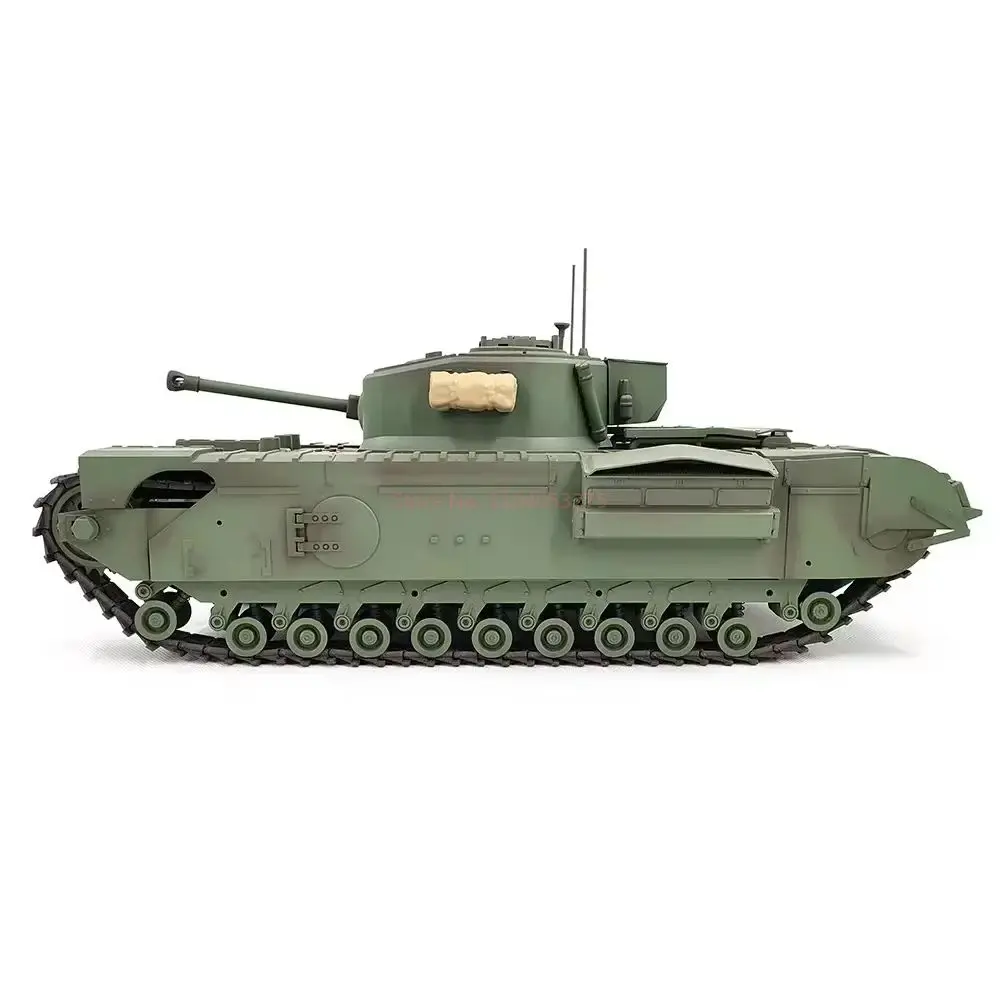 1:16 Remote-Controlled Tank Garage Soldier Passenger Churchill C2310 Full Scale Electric Rc Tank Children Military Model Gifts