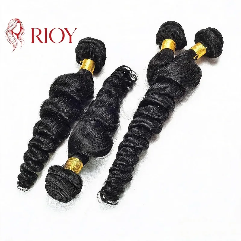 high-quality8-30inchnatural-color-loose-wave-human-hair-weaving-bundle-1pc-remy-virgin-hair-for-black-women-daily-party-styling