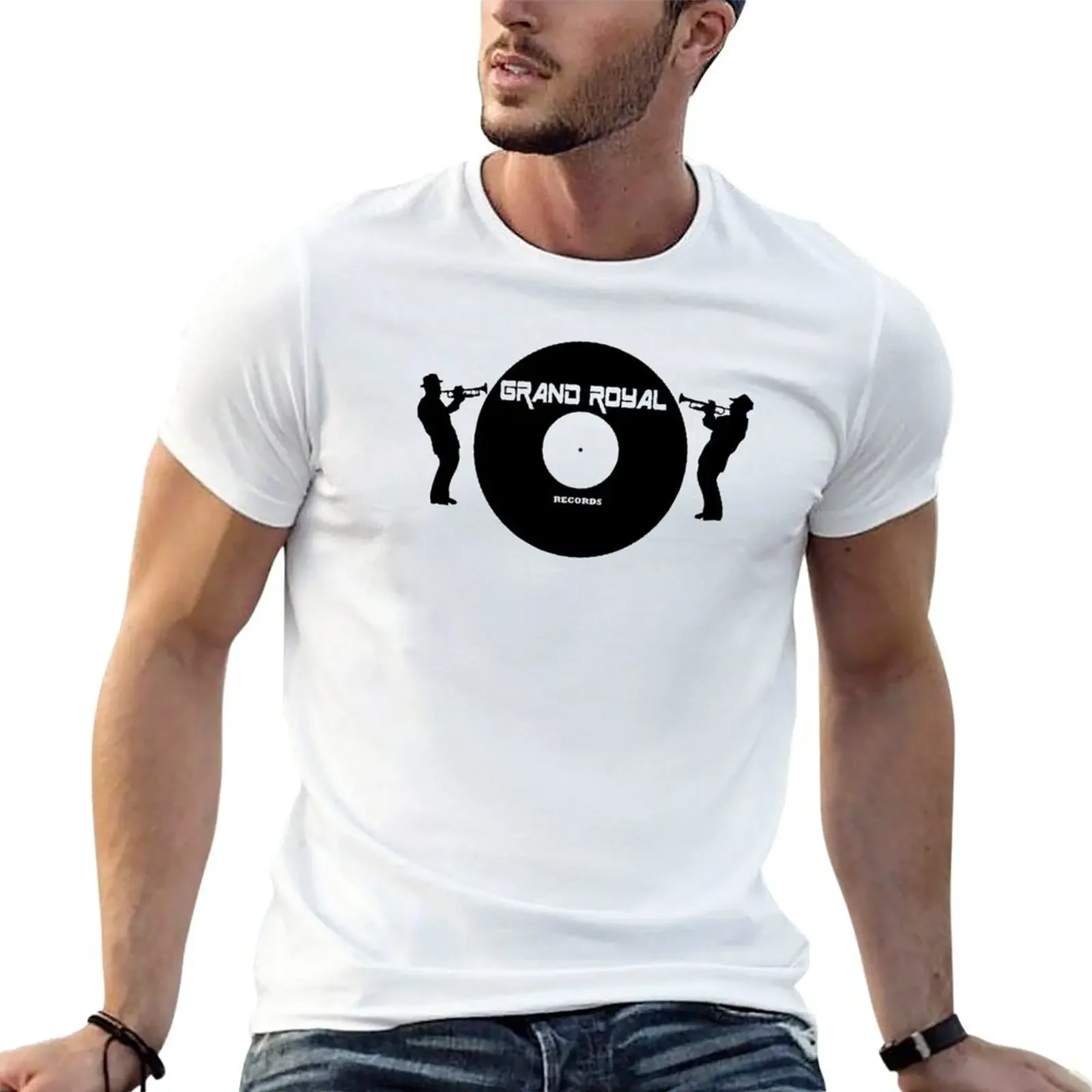 

New Grand Royal Records T-Shirt boys white t shirts quick-drying t-shirt korean fashion mens tall t shirts