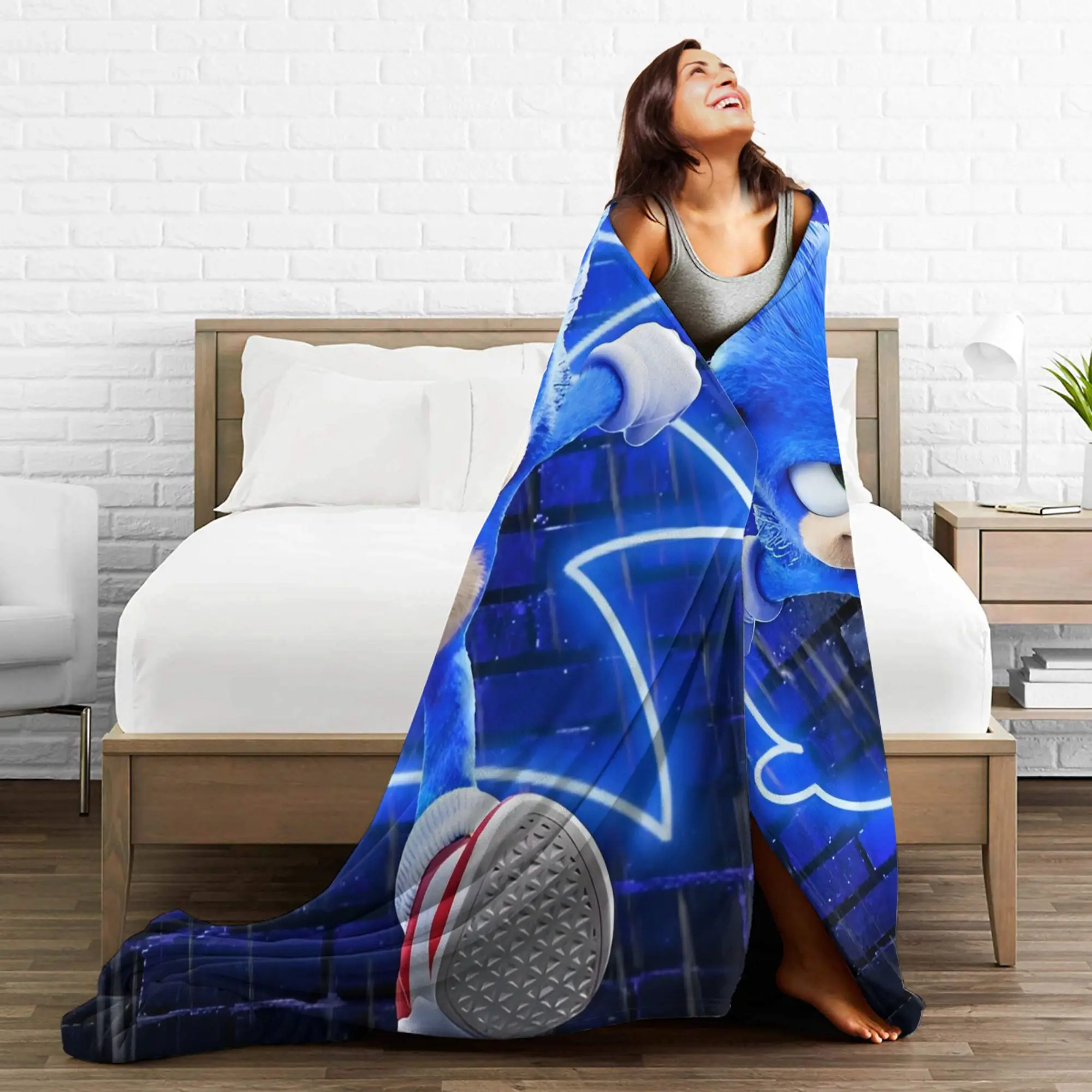 Sonices Movie Throw Blanket for Couch Video Game Fuzzy Soft Plush Blanket 50x60 Inch Multi-size Bedspread for All Seasons - view 6