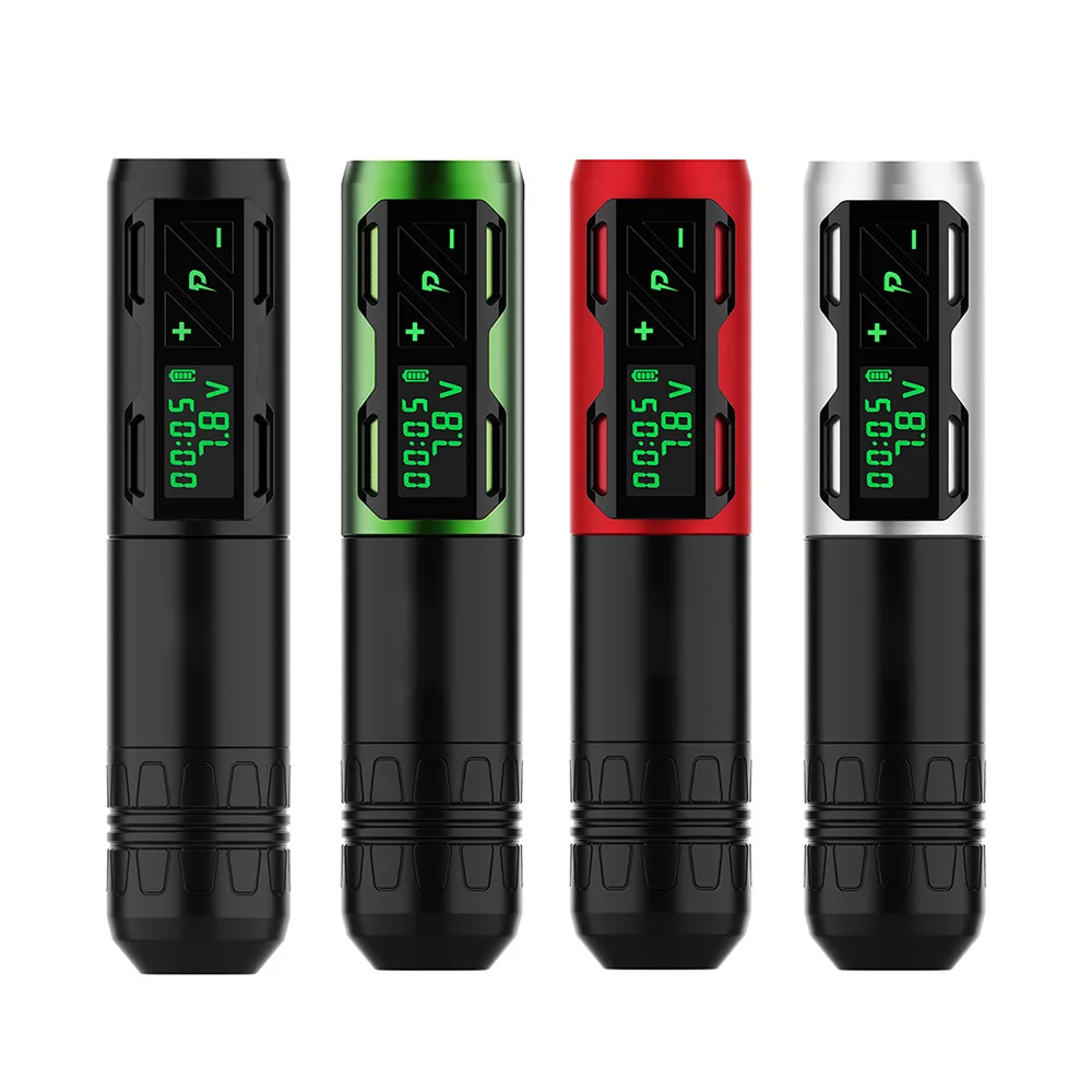 

Wireless Tattoo Pen Machine Rechargeable Lithium Battery Tattoo Gun Digital LED Display Coreless Motor Tattoo Pen