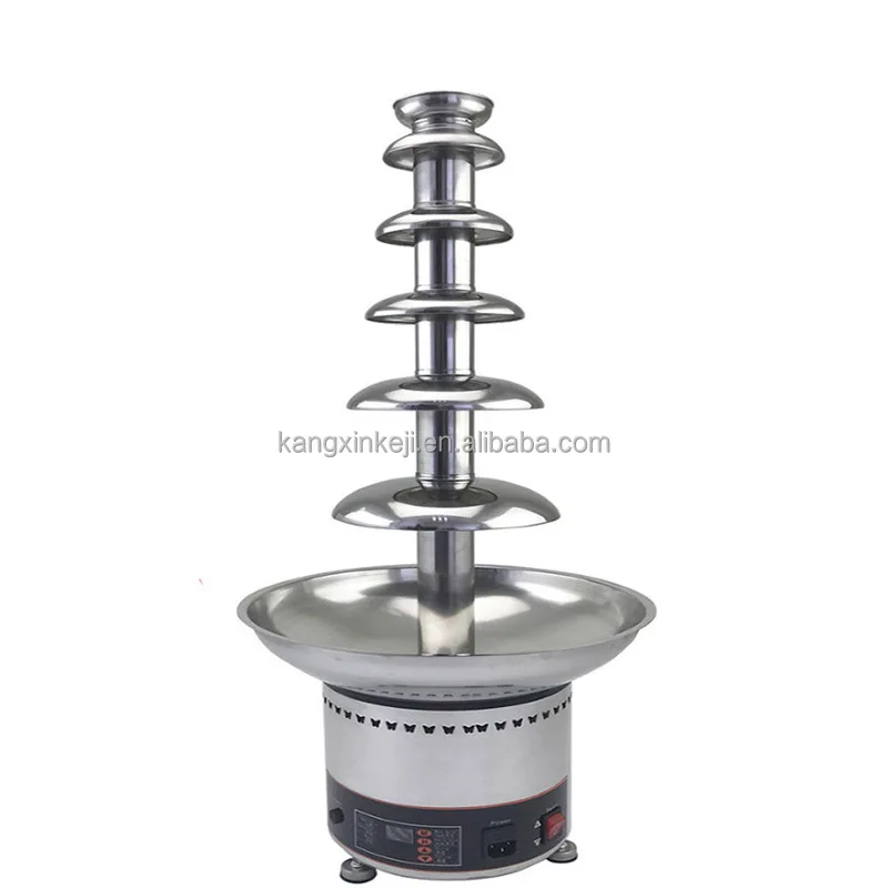 Dispensador comercial boda Catering queso cascada 4/5/6/7 capas máquina fuente de chocolate