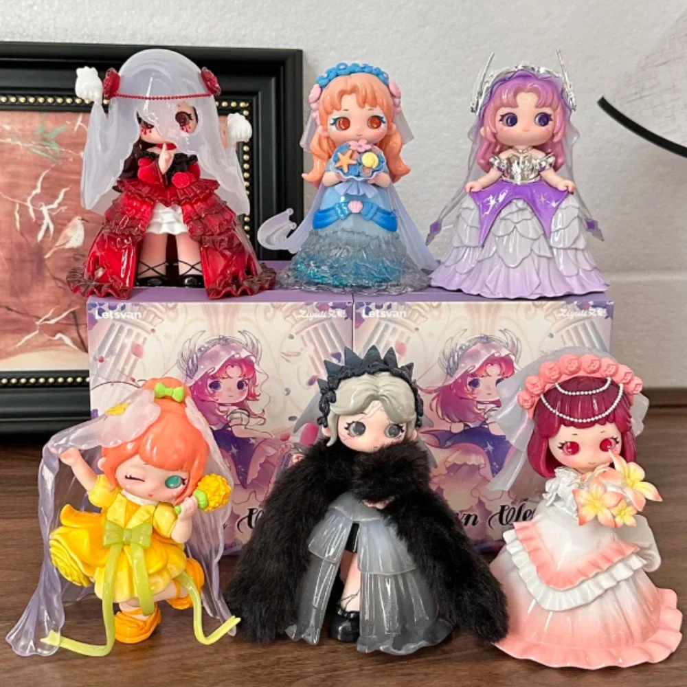 

Ziyuli My Own Wedding Series Blind Box Cute Action Figure Mystery Box Anime Figures Surprise Bag Cartoon Collection Model Gifts