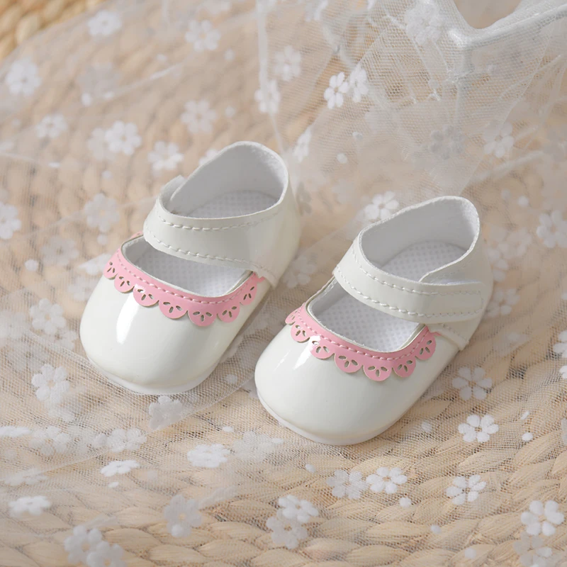 7.5-8cm Doll Shoes for 55cm Reborn Doll Reborn Baby Miniature Shoes 21inch Dolls Accessories Sneakers DIY Girl Toy Gifts