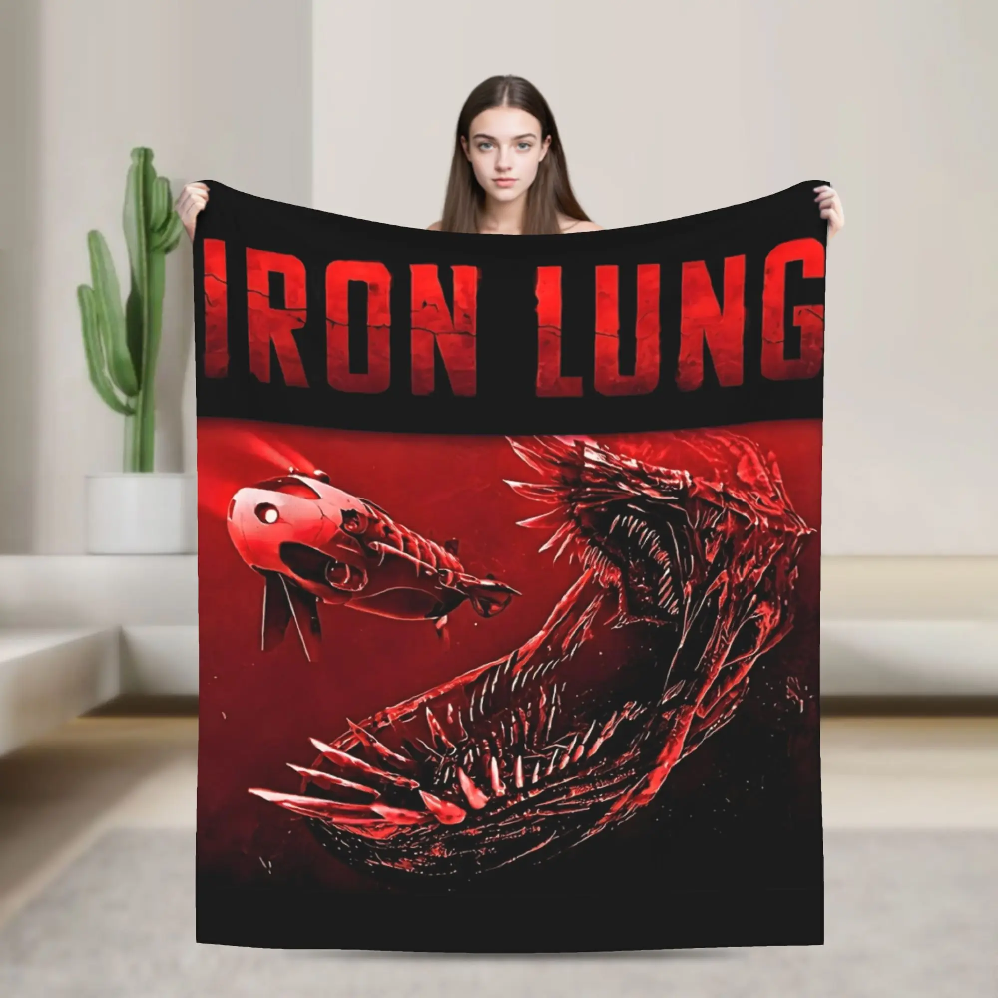 

Blood Ocean Iron Lung Blanket Cover Plush Throw Blankets Bed Sofa Portable Soft Warm Bedspreads