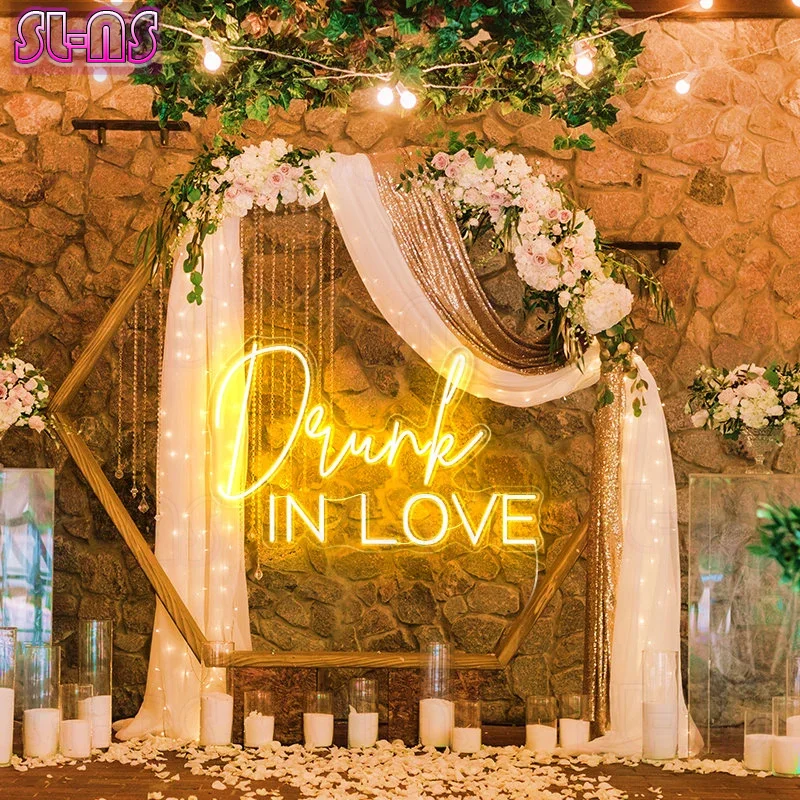 led neon sign lights para wall decor sinal de evento personalizado valentim bebado apaixonado casamento grande 70x43cm 01