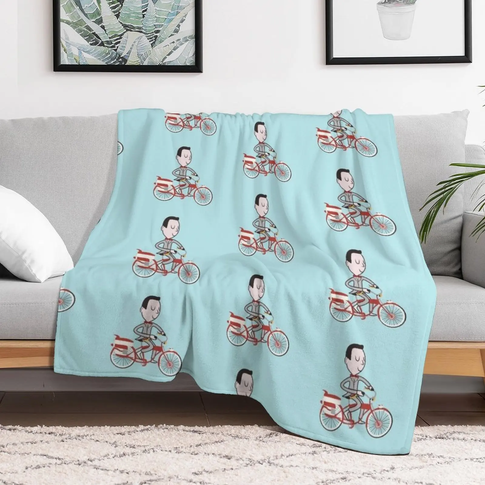 My Bike - Pee Wees Big Adventure Throw Blanket Warm Luxury Thicken Hair Retros Blankets