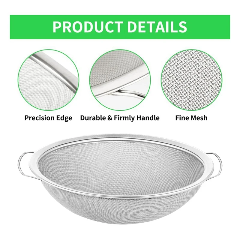 Paint Strainer 60 Mesh Stainless Steel Paint Strainer Lotion Honey Funnel Fits 4.2 Gallon Paint Bucket Strainer