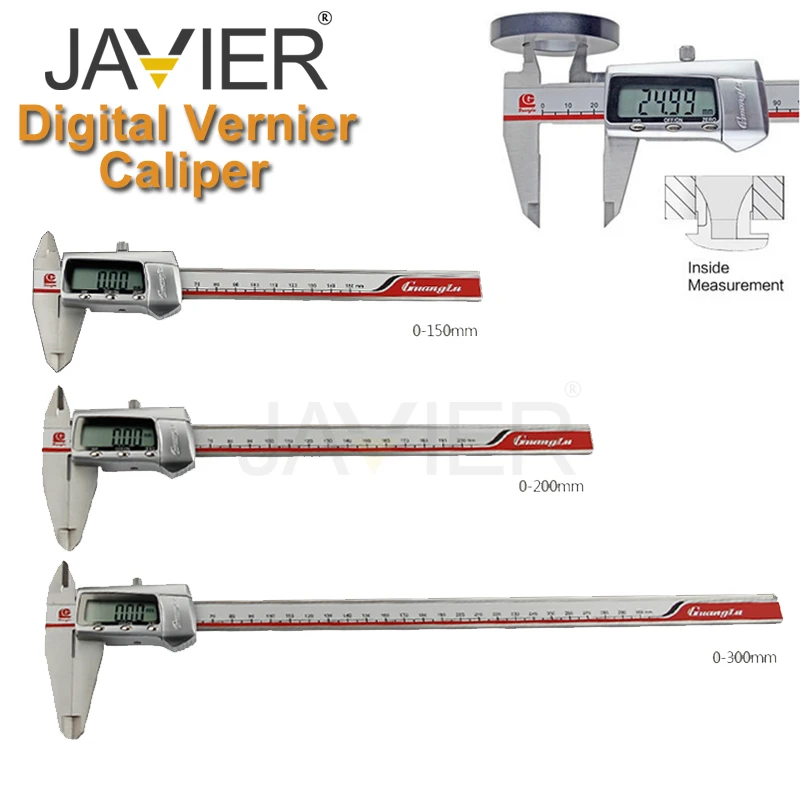 Guanglu brand 150mm 6inch Digital vernier caliper slider caliper metal casing digital caliper