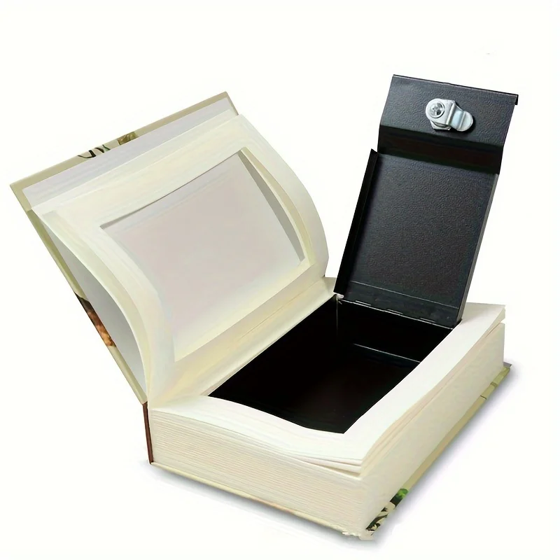 

Alice in Wonderland Book Safe Box Metal Rectangle Non-Waterproof Storage Trunk for Valuables With Password Lock