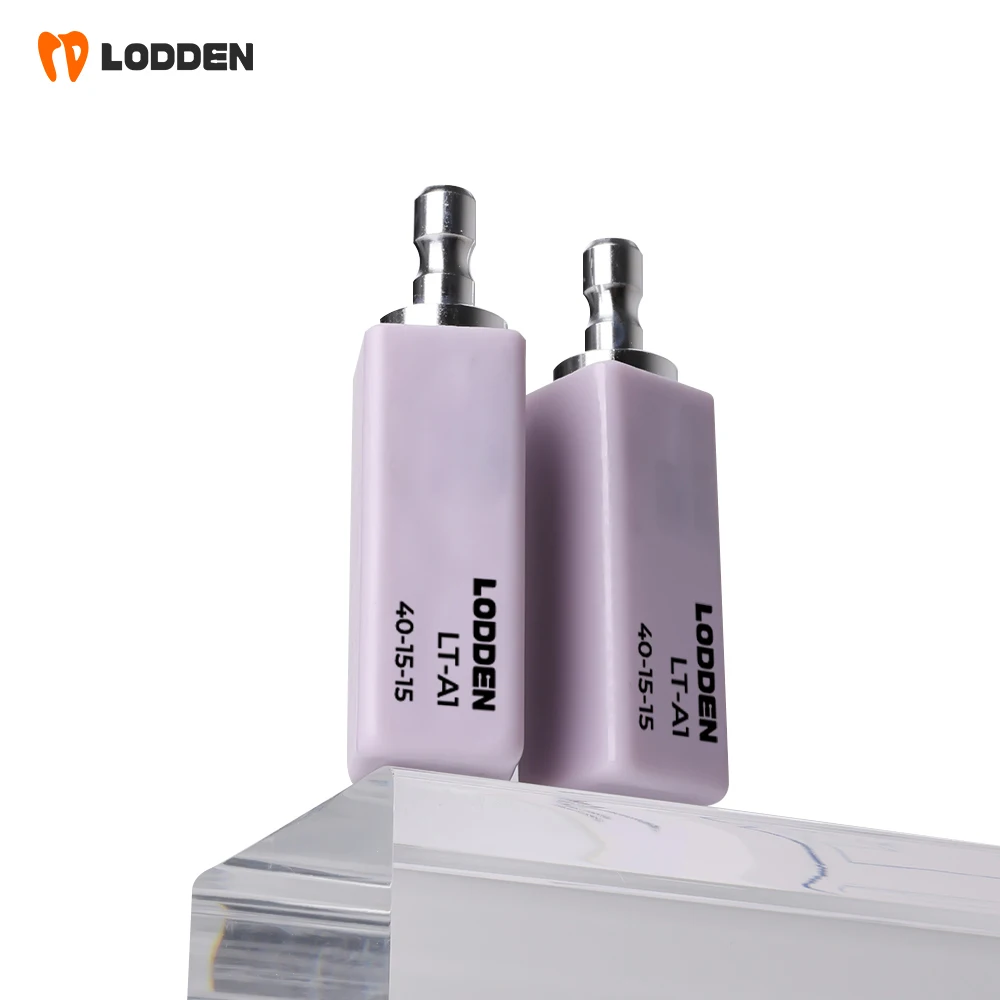 8PCS Lodden Lithium Disilicate B40 Dental Lab Glass-matrix Ceramics Block Chairside Restoration Aesthetics Materials