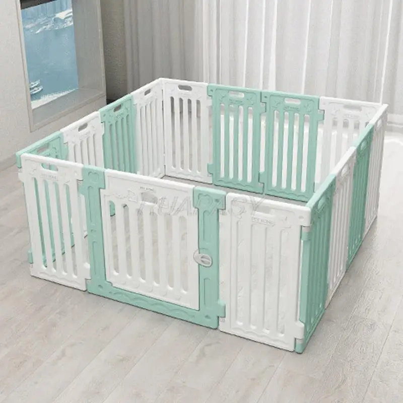 Dog Cat Exercise Playpen with Door Rabbit Guinea Pig Cages Dog Fence Cat House Cage Indoor & Outdoor Portable Yard Fence Crate