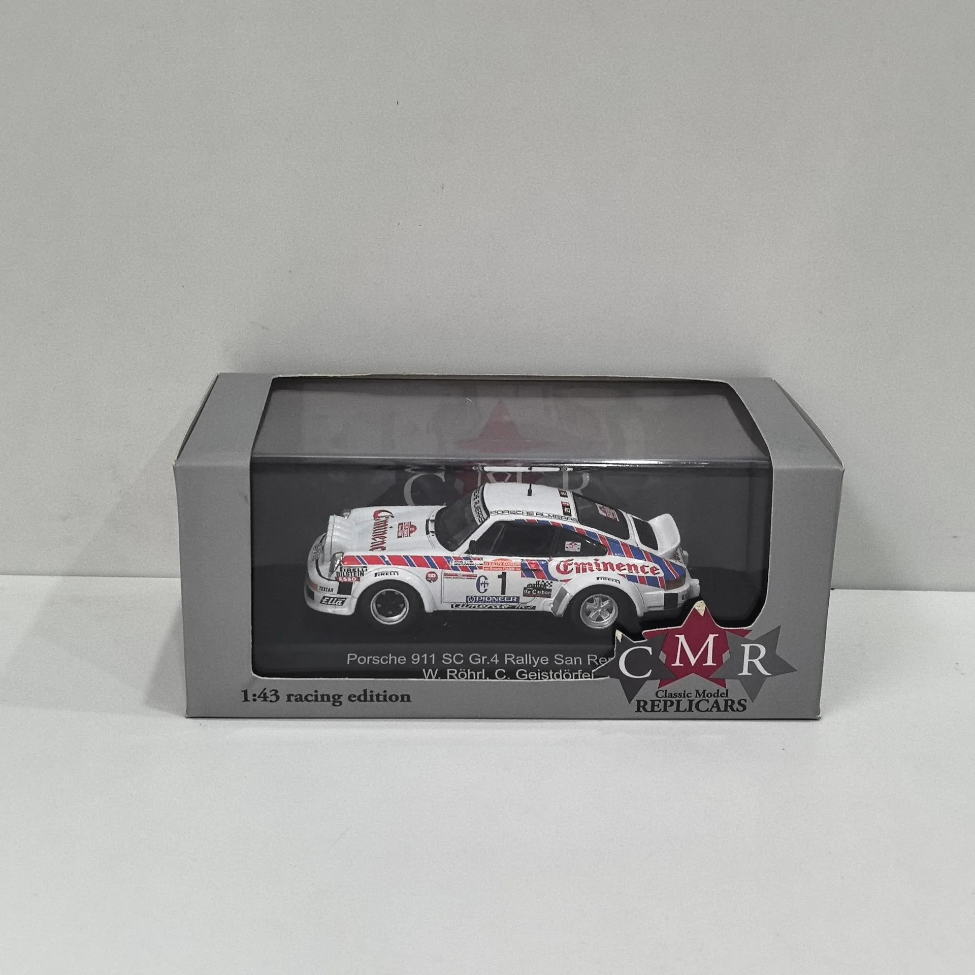 

Diecast CMR 1/43 Scale PORSCHE 911 SC #1 1981 Porsche Racing Alloy Car Model Collectible Toy Gift Souvenir Display Ornament