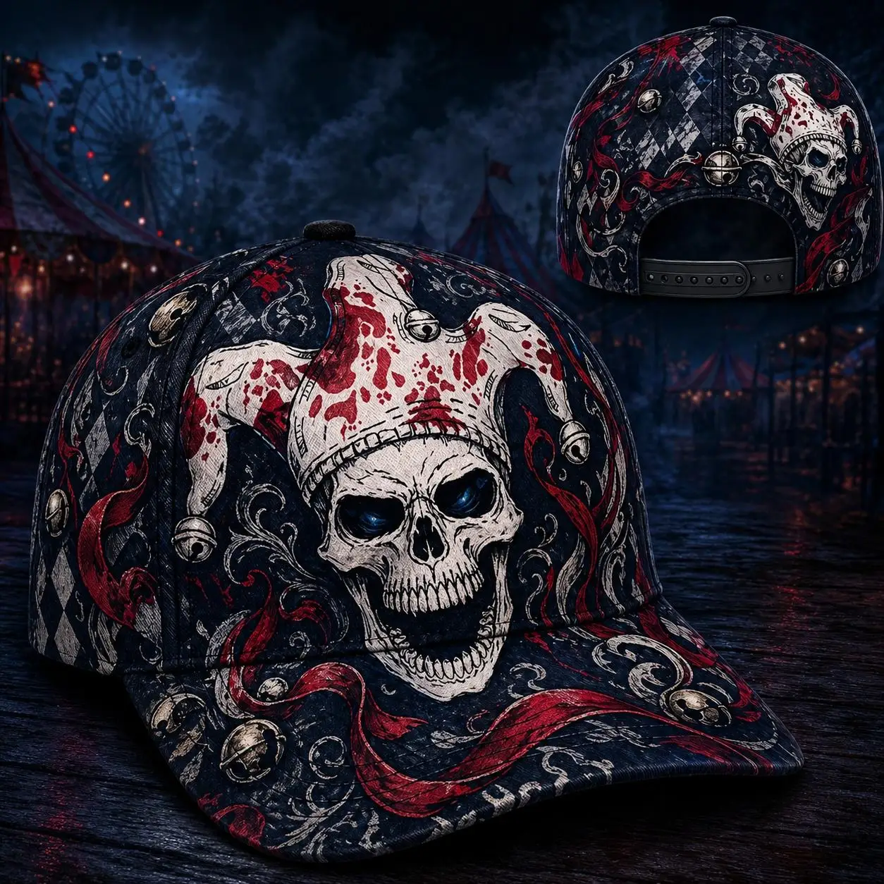 Custom Baseball Cap Costume Silver Armor Crest Artwork Vintage Style For Cosplay Party Festival Outdoor Travel Streetwear Gift