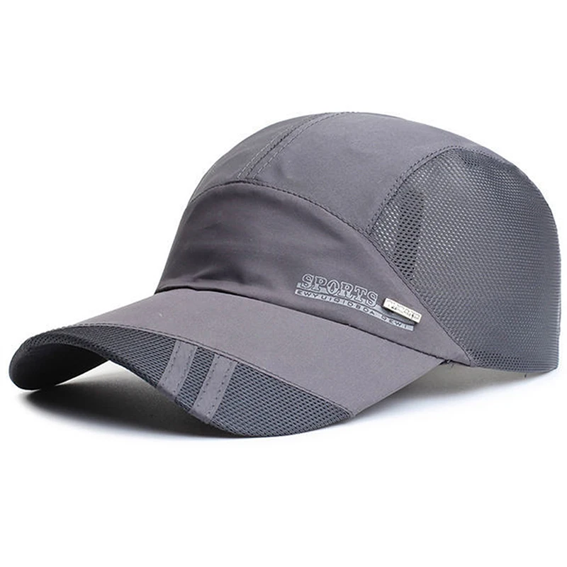 Breathable Sun Protection Baseball Cap For Outdoor Golf Fishing Quick Drying Adjustable Sports Cap For Running